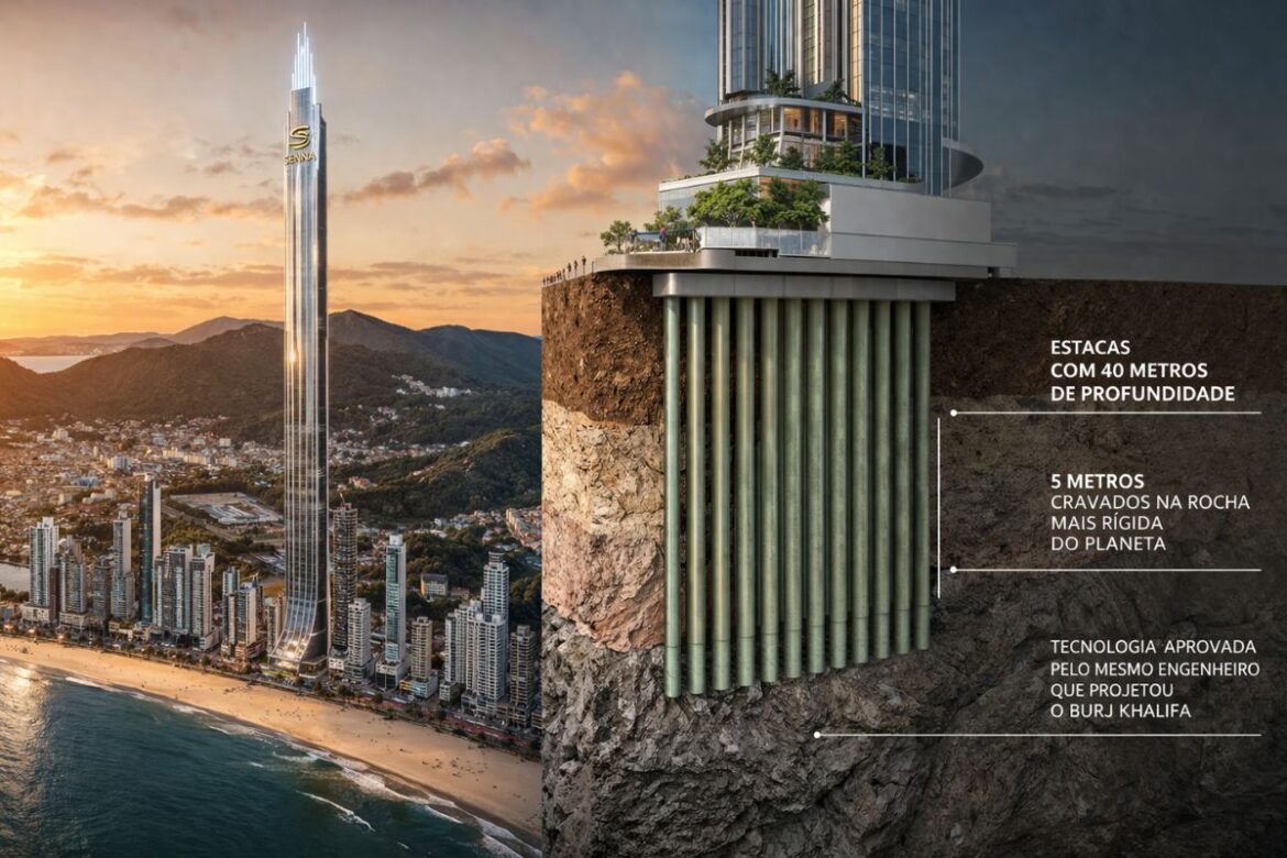 Senna Tower avança com engenharia inédita, megafuradeira exclusiva e mais de R$ 2,2 bilhões em vendas